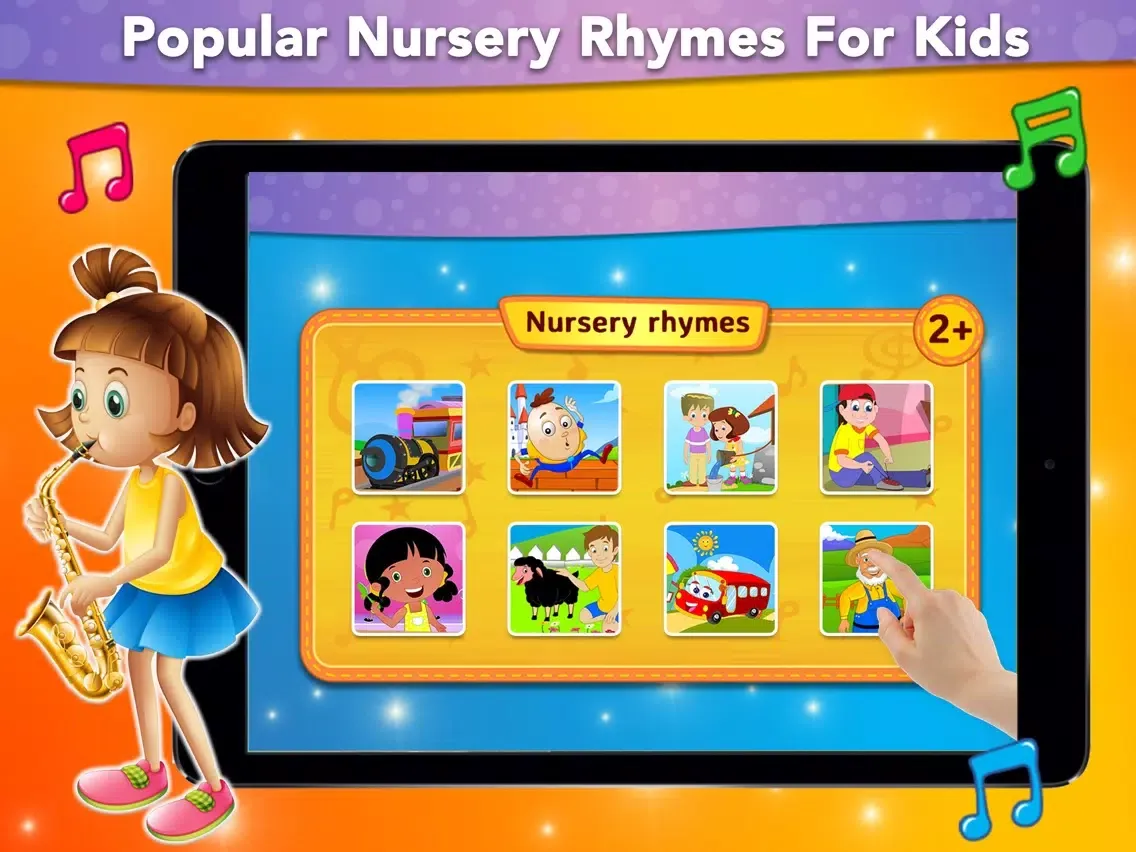 تصاویر Kids Music Instruments With Rhymes - Fun For Kids iPad 