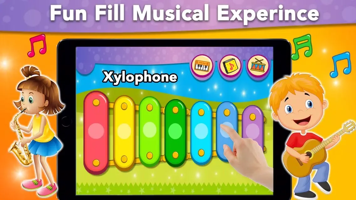 تصاویر Kids Music Instruments With Rhymes - Fun For Kids