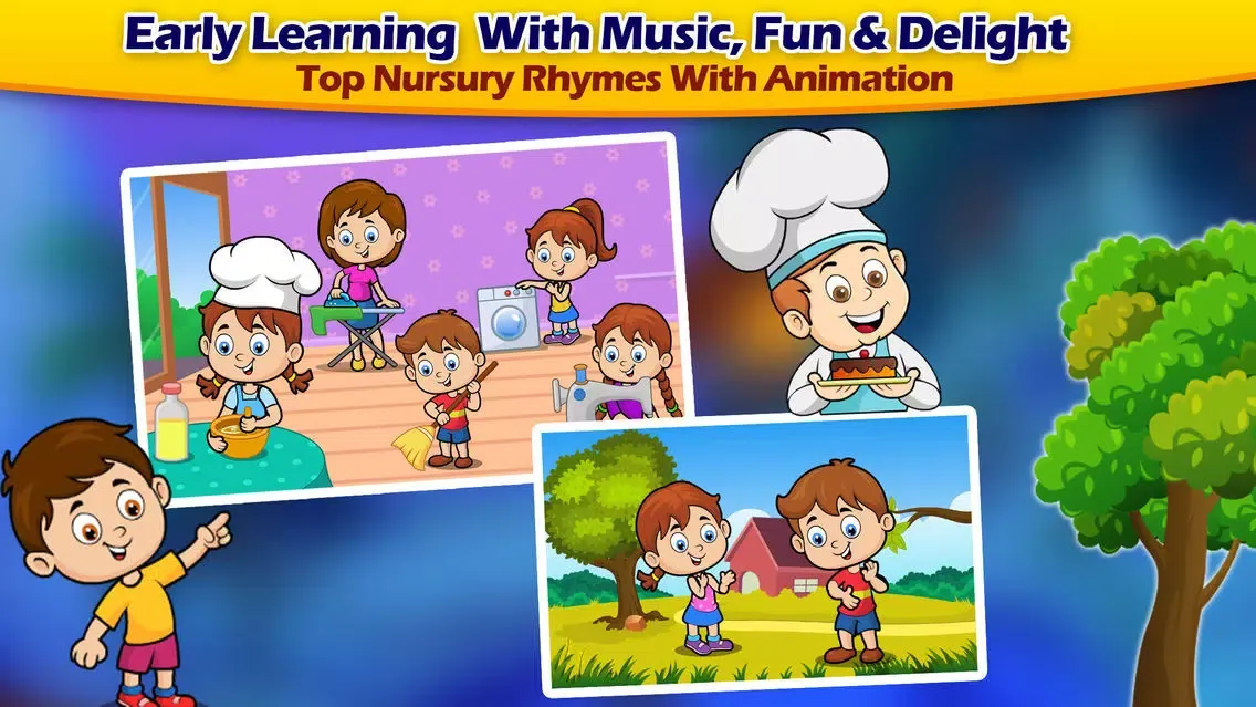 Top Nursery Rhymes - Baby Game For Kids & Toddlers スクリーンショット