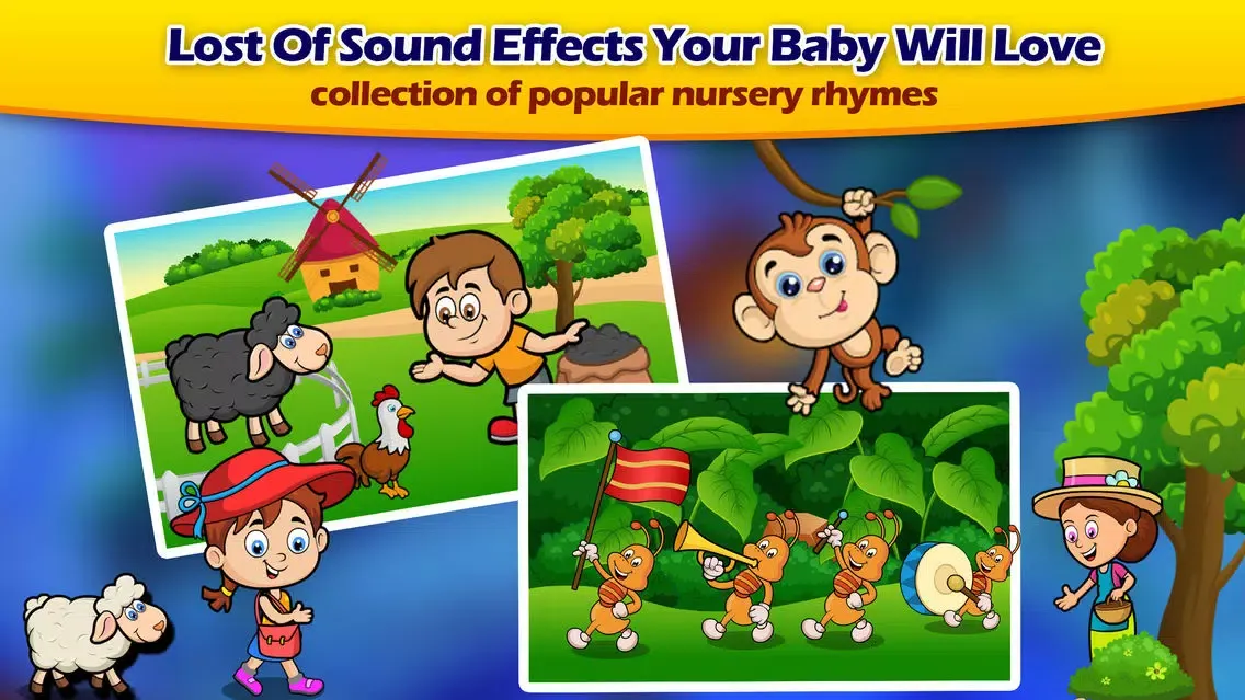 Top Nursery Rhymes - Baby Game For Kids & Toddlers スクリーンショット
