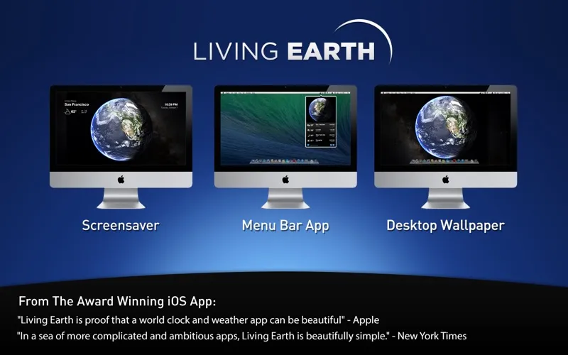 Tangkapan layar Living Earth - Weather & Clock