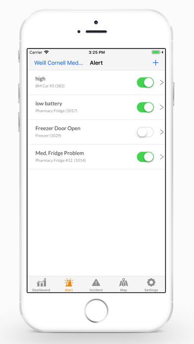 Thinghub Monitoring Screenshots
