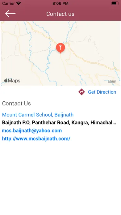 Capturas de tela do Mount Carmel School Baijnath