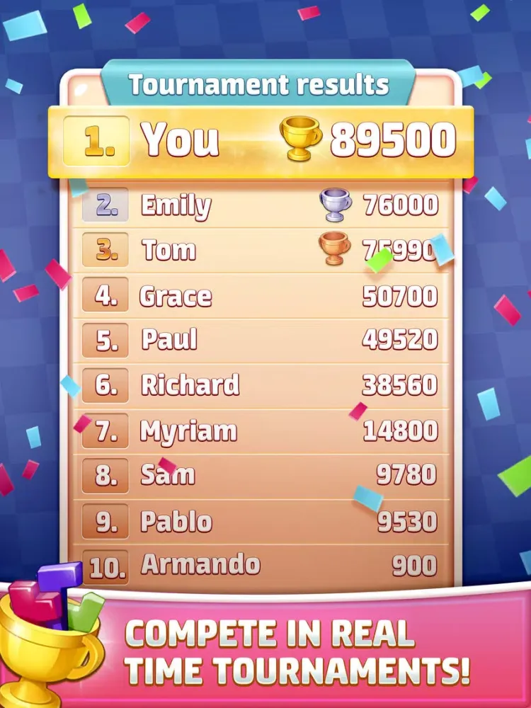 Zrzuty ekranu Block Puzzle Tournament iPad 