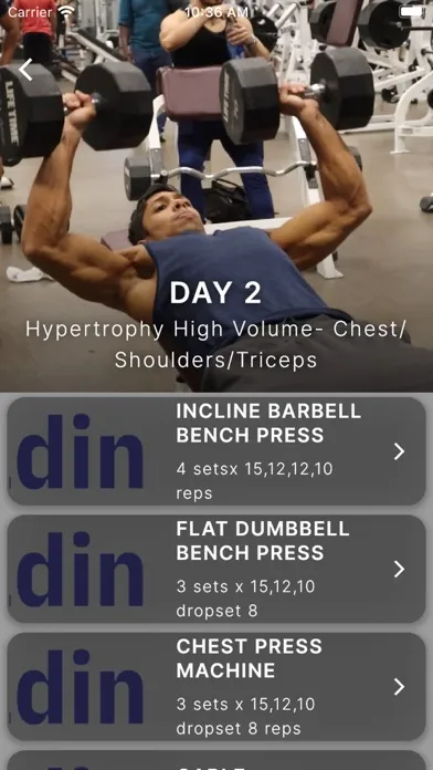 Radin Rana Fitness スクリーンショット