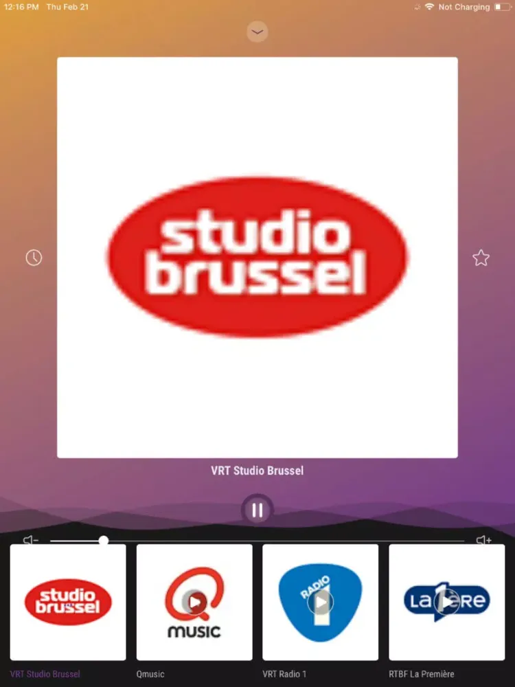 Radio Belgium - Live FM Player iPad  Ekran Görüntüleri