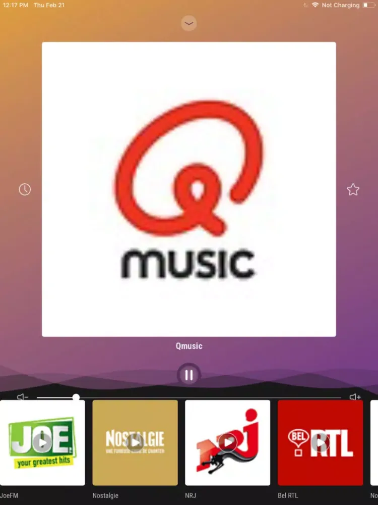 Radio Belgium - Live FM Player iPad  Ekran Görüntüleri