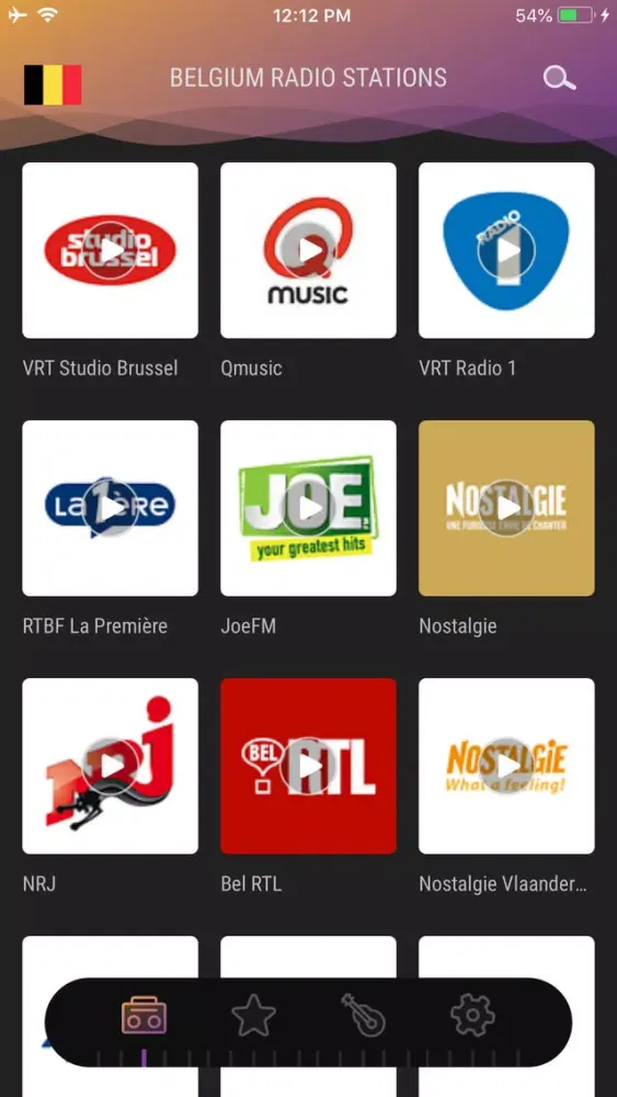 Radio Belgium - Live FM Player Ekran Görüntüleri