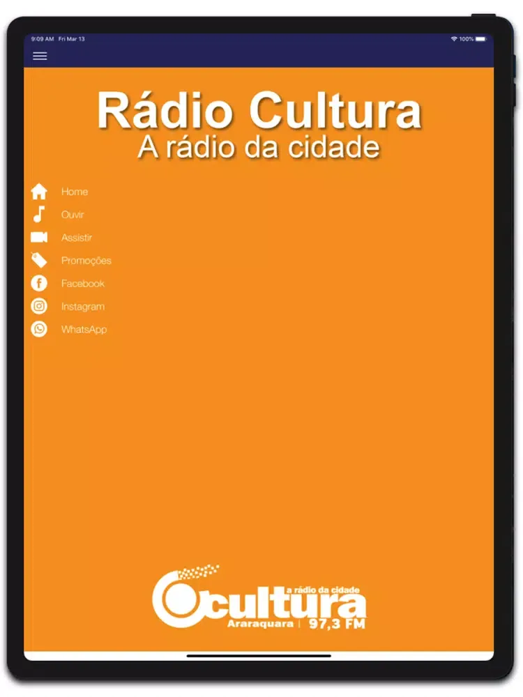 Capturas de pantalla de Rádio Cultura FM 97.3 iPad 