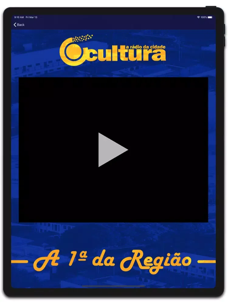 Capturas de pantalla de Rádio Cultura FM 97.3 iPad 