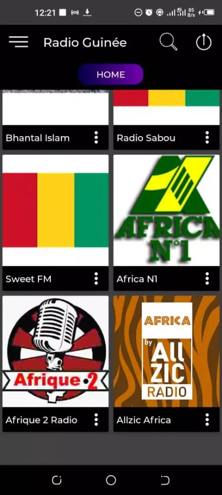 Capturas de pantalla de Guinea Radios