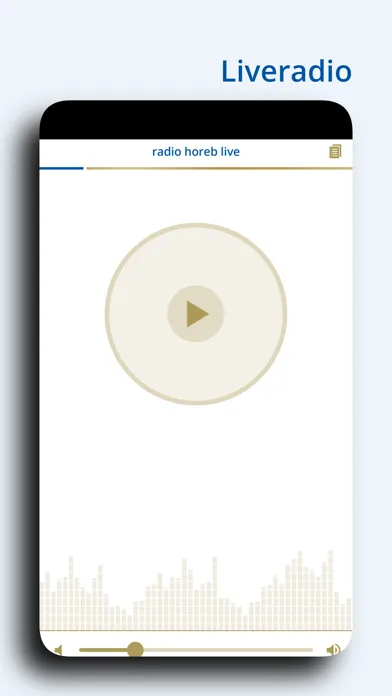 Captures d'écran de radio horeb