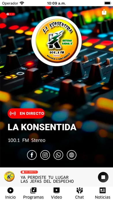 La Konsentida 100.1 FM应用截图