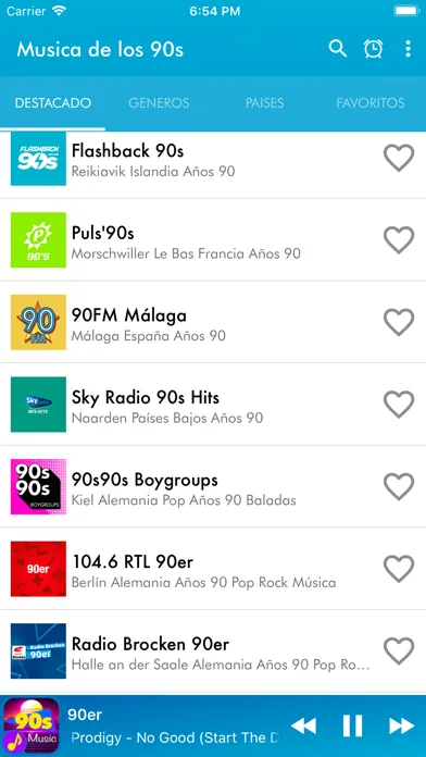Capturas de pantalla de Musica de los 90s