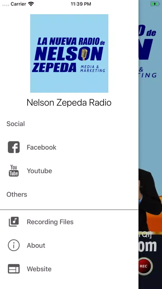 Nelson Zepeda Radio Screenshots