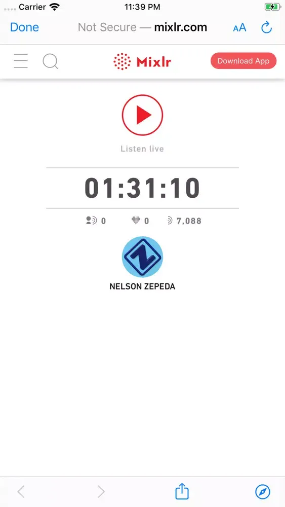 Nelson Zepeda Radio Screenshots