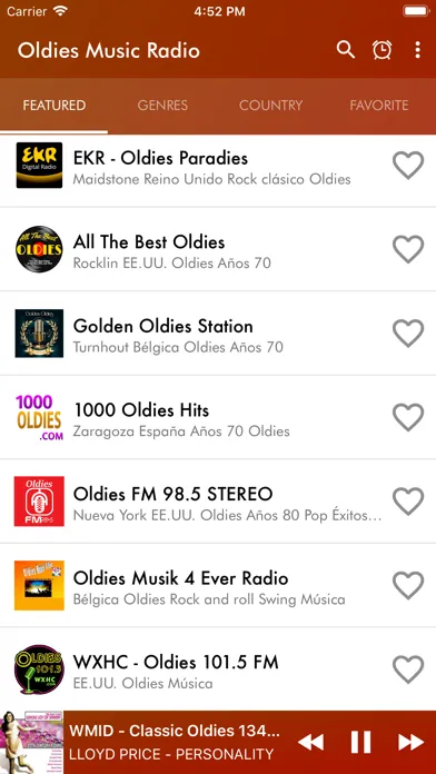 Oldies Music Radio Station Screenshots