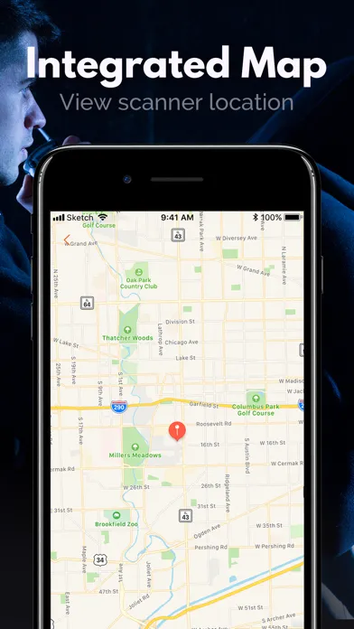 Captures d'écran de Police Scanner: Fire Radio