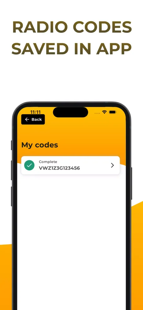 Radio Codes Generator স্ক্রিনশট