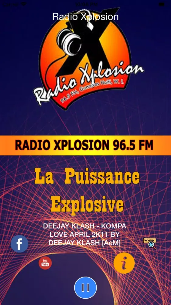 Tangkapan layar Radio Xplosion