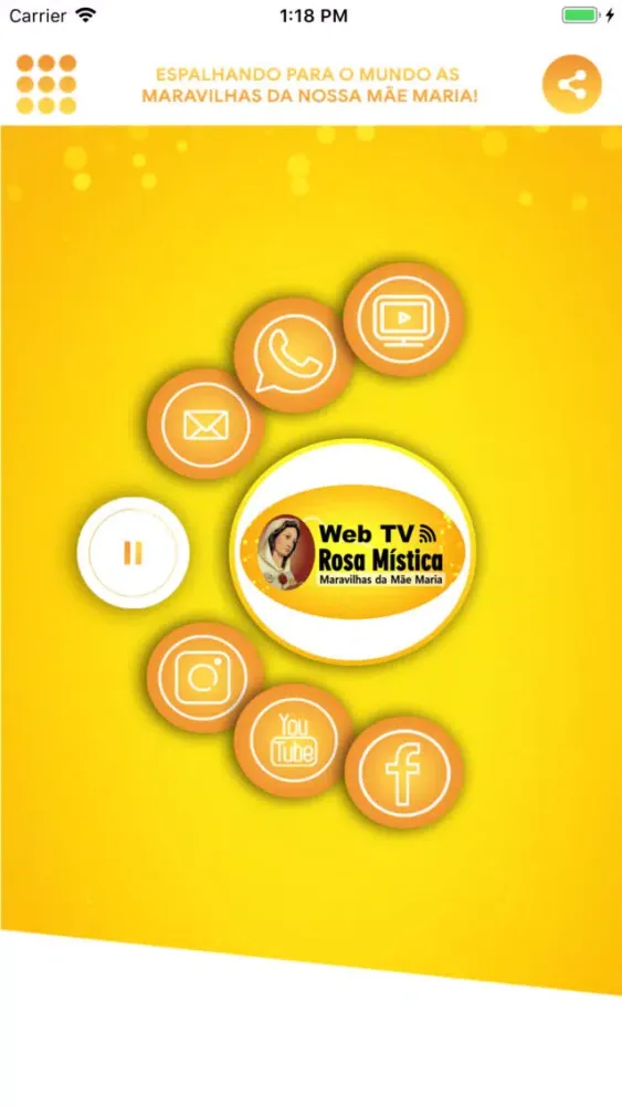 Zrzuty ekranu Web TV Rosa Mística.