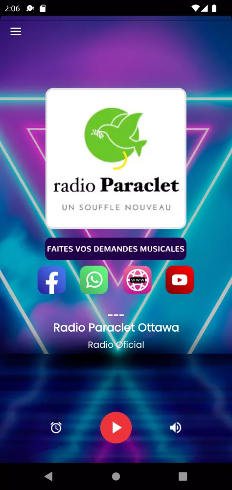 Скриншоты Radio Paraclet Ottawa