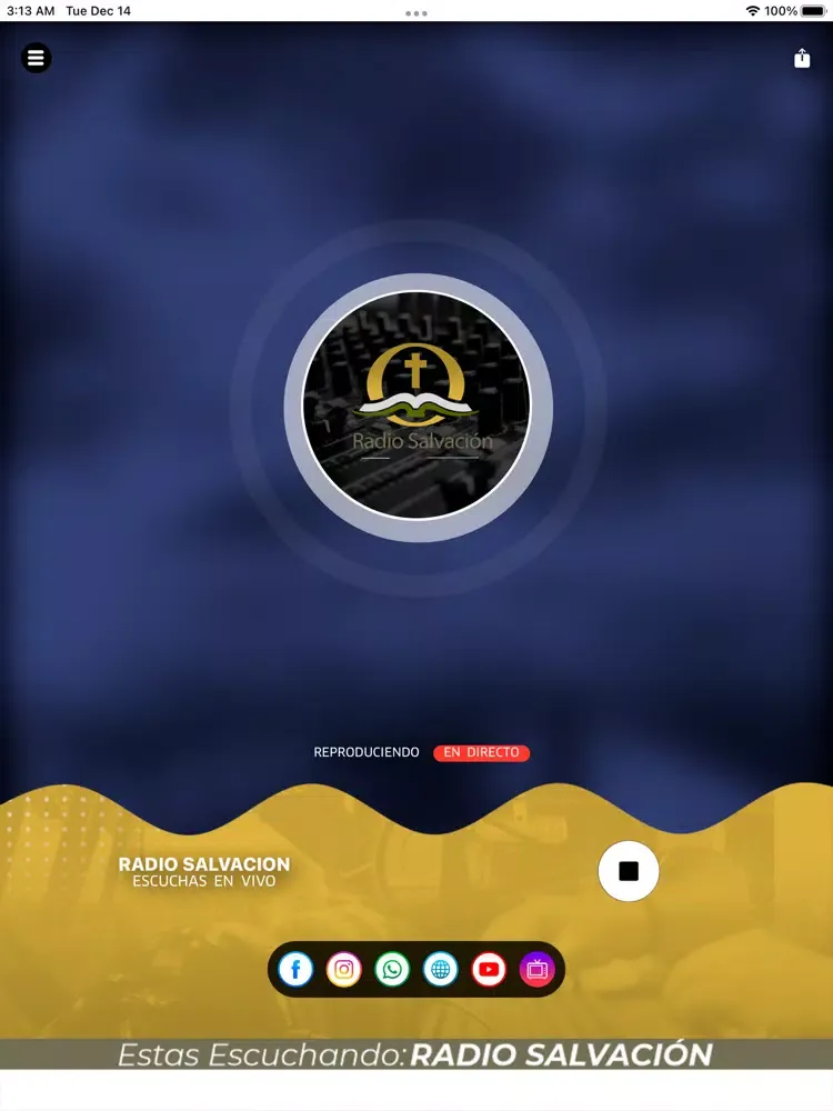 Radio Salvacion iPad 应用截图