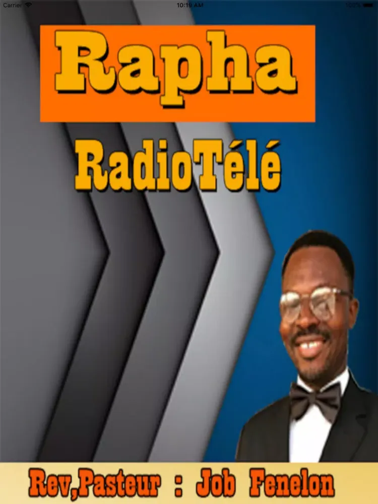 Tangkapan skrin Radio Tele Rapha iPad 