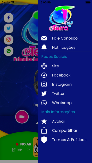 Capturas de pantalla de Radio FM Terra