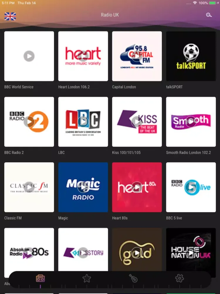 Screenshot di Radio UK - Live FM, AM Player iPad 