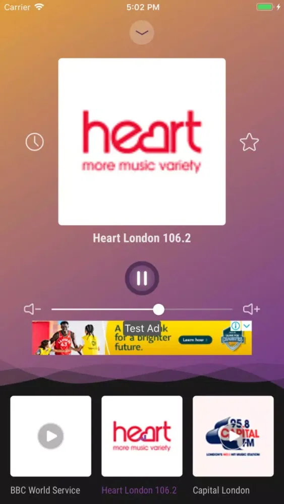 Screenshot di Radio UK - Live FM, AM Player