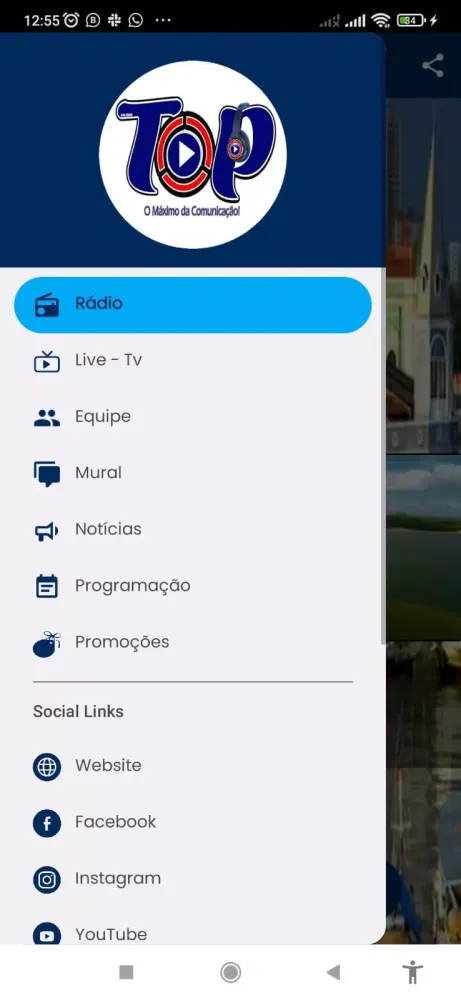 Zrzuty ekranu Web Rádio Pará
