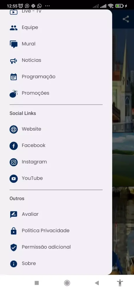 Zrzuty ekranu Web Rádio Pará
