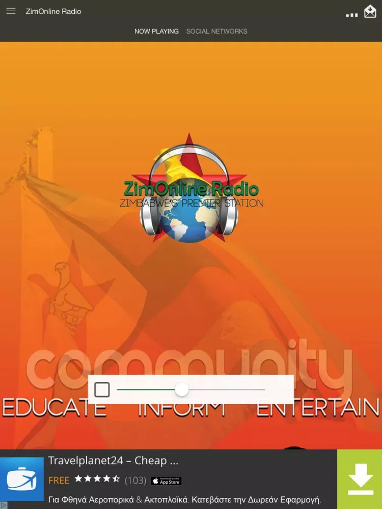 ZimOnline Radio iPad  سکرین شاٹس
