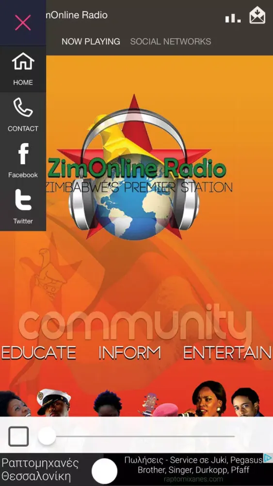 ZimOnline Radio سکرین شاٹس