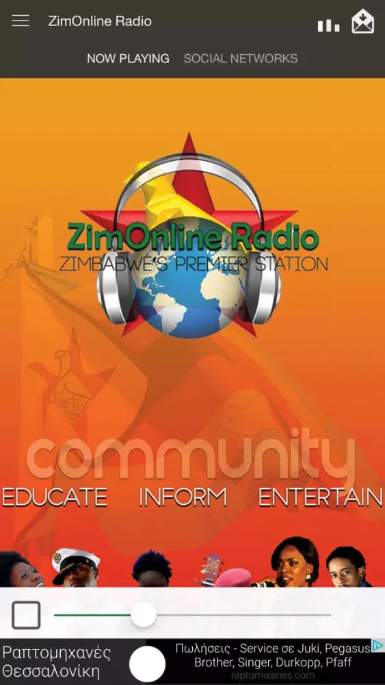 ZimOnline Radio سکرین شاٹس