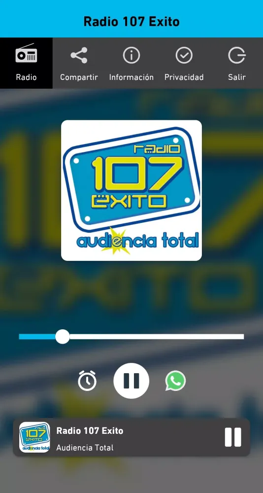 Radio 107 Éxito Screenshots