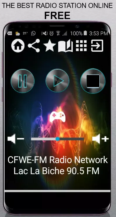 CFWE-FM Radio Network Screenshots