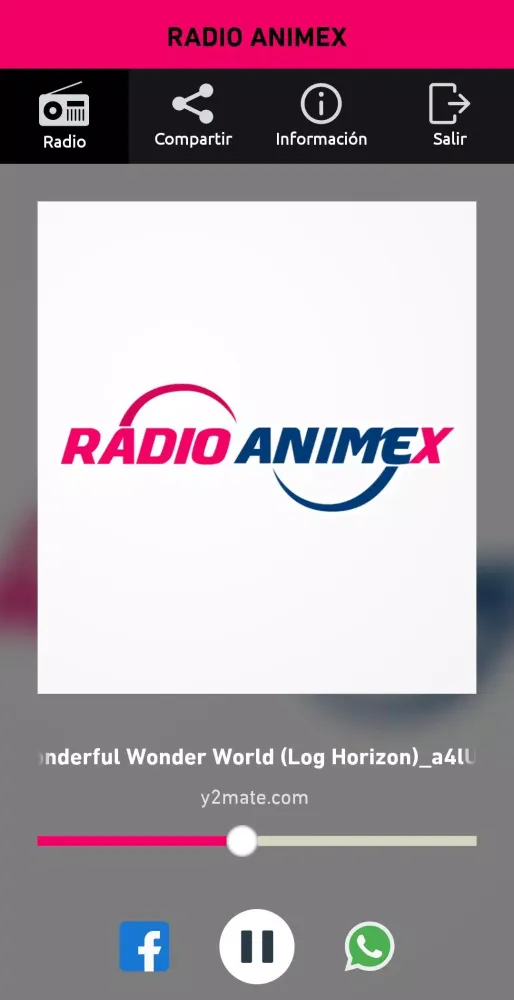 Captures d'écran de Radio AnimeX