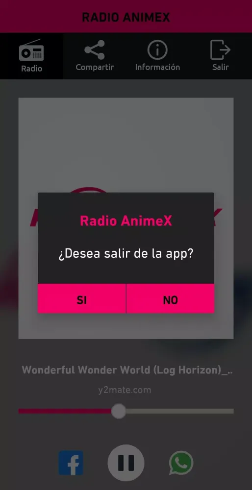 Captures d'écran de Radio AnimeX