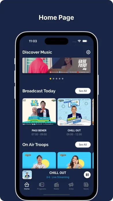 HITS UNIKOM RADIO Screenshots