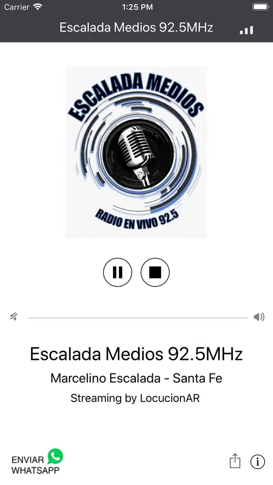 Скриншоты Escalada Medios 92.5MHz