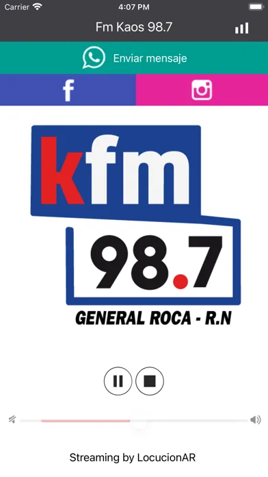 Fm Kaos 98.7 Screenshots