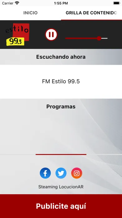 FM Estilo 99.5 Ekran Görüntüleri