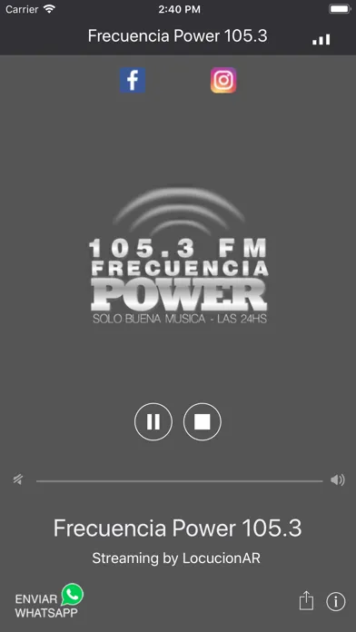 Capturas de pantalla de Frecuencia Power 105.3