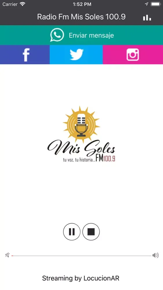 Capturas de pantalla de Radio Fm Mis Soles 100.9