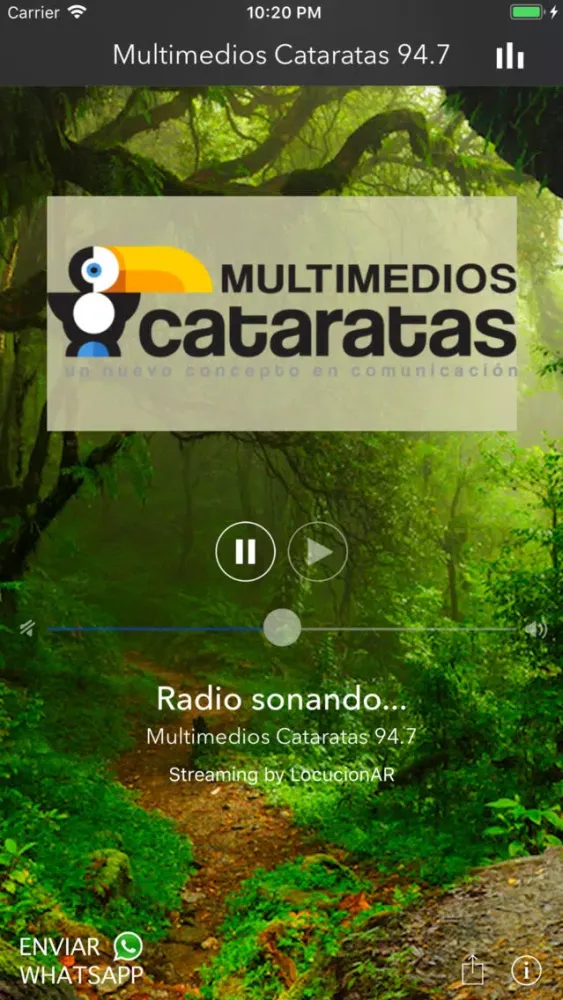 Capturas de tela do Multimedios Cataratas 94.7