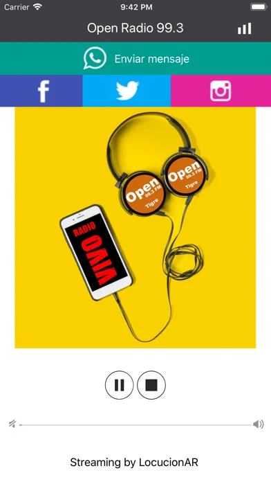ภาพหน้าจอของ Open Radio 99.3