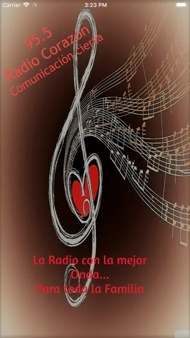 Captures d'écran de Radio Corazón 95.5