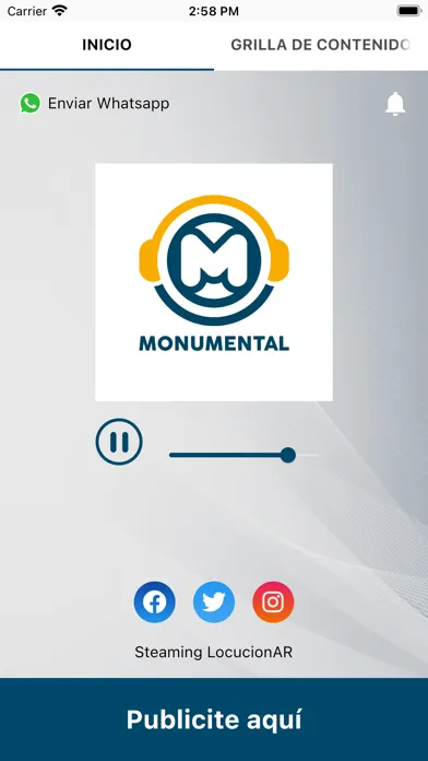 Скриншоты Radio Monumental Bolivia